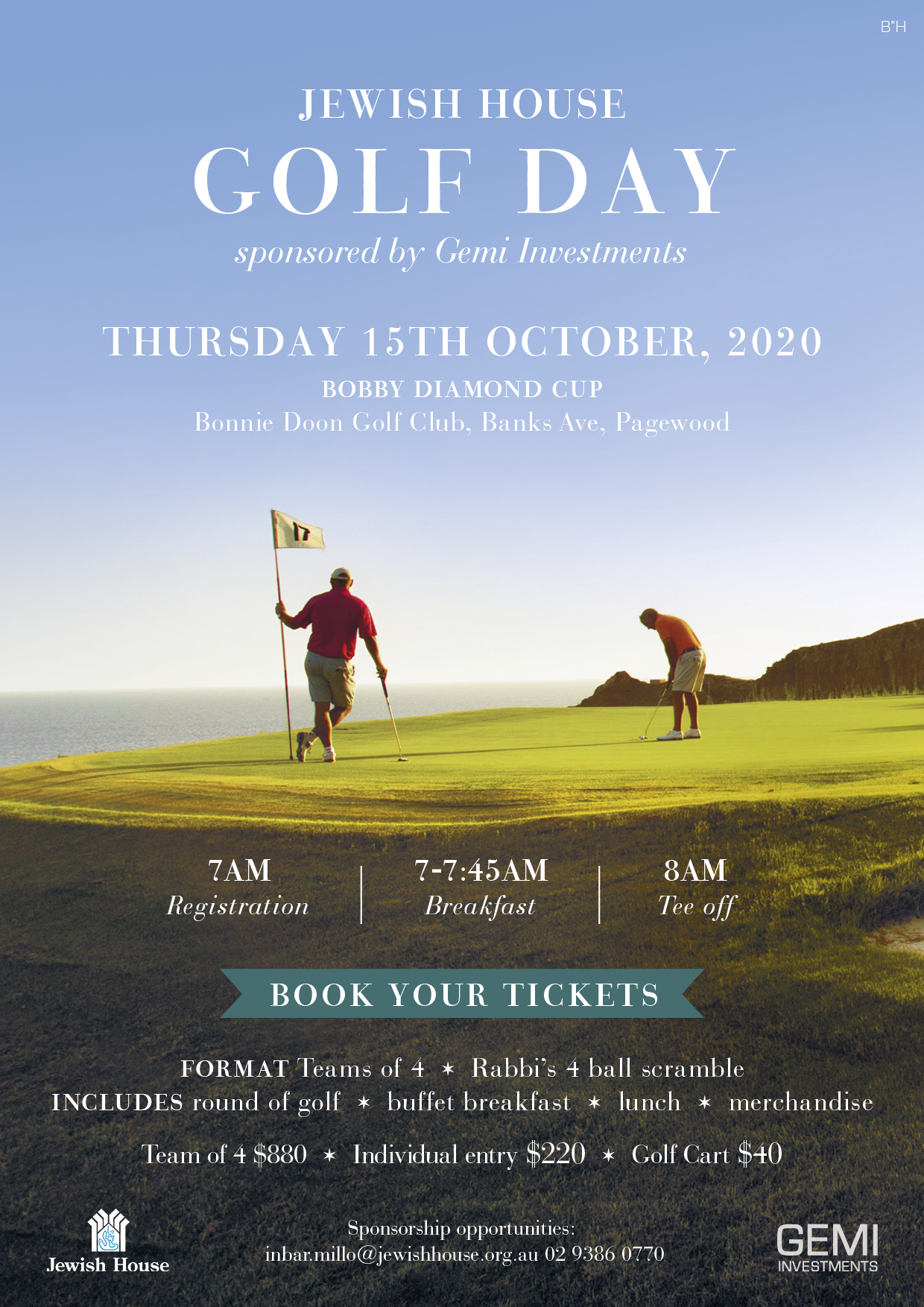 Jewish House Annual Golf Day